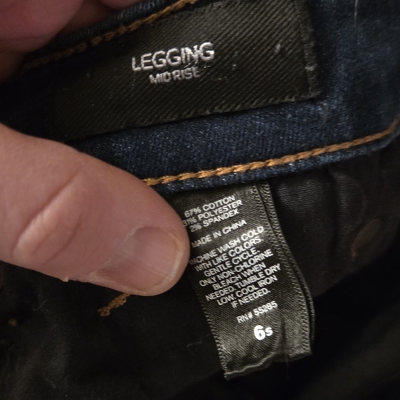 Dark Blue Denim Jeans - Picture 3 of 5